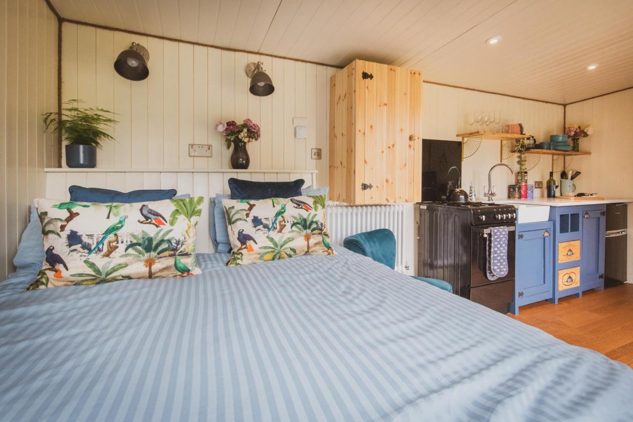 Hidden Wood Glamping And The Hideaway Cabin Warminster Zewnętrze zdjęcie