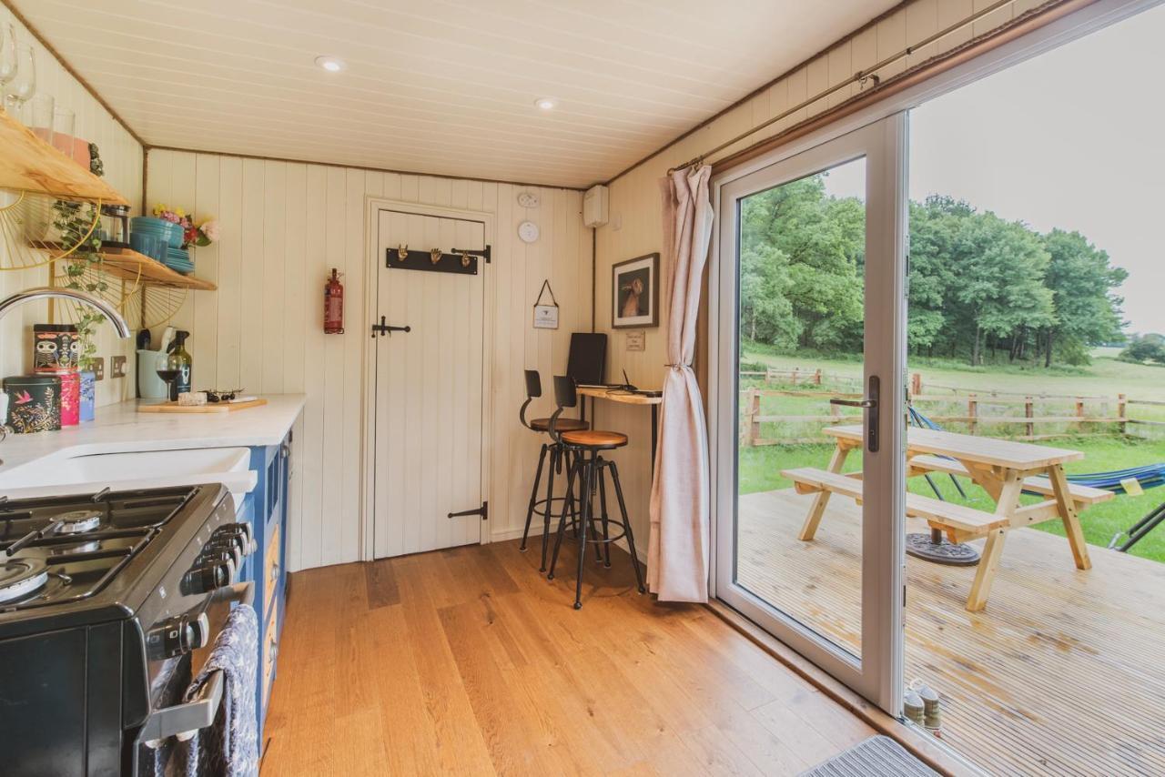 Hidden Wood Glamping And The Hideaway Cabin Warminster Zewnętrze zdjęcie